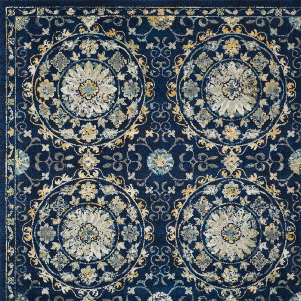 Safavieh Evoke EVK252A 10&#39; x 14&#39; Navy and Ivory Area Rug, , large
