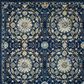 Safavieh Evoke EVK252A 10" x 14" Navy and Ivory Area Rug, , large