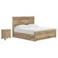 Ashley Makidern 2-Piece King Storage Bedroom Set with Four Drawers in Natural Brown, , large