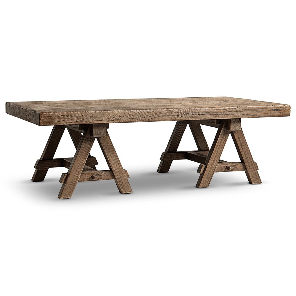Jennifer Taylor Home Hawthorne 48" Coffee Table in Heritage Medium Dark Brown, , large