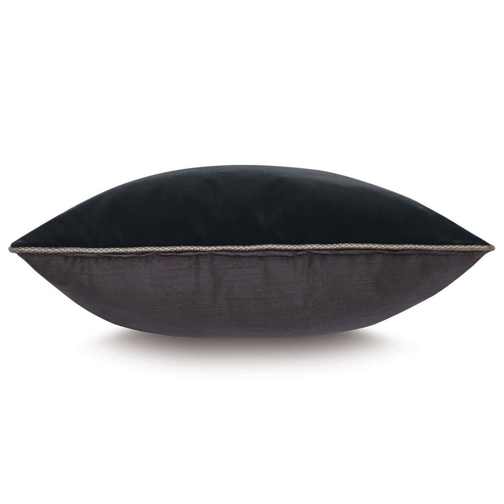 Eastern Accents Priscilla 27&quot; Square Euro Pillow Sham in Fomo Charcoal and Edris Charcoal, , large