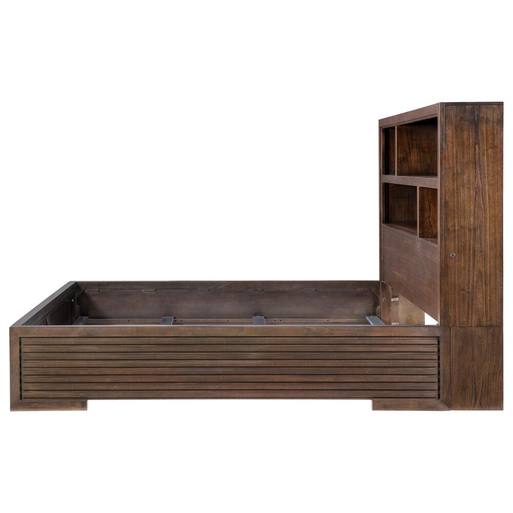 Legacy Classic Architect Queen Bookcase Bed in Onyx Brown, , large
