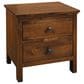 Archbold Furniture Heritage 2 Drawer Nightstand in Brown Mahogany, , large