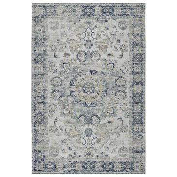 Dalyn Rug Company Tuscany 10" Round Silver Indoor/Outdoor Area Rug, , large