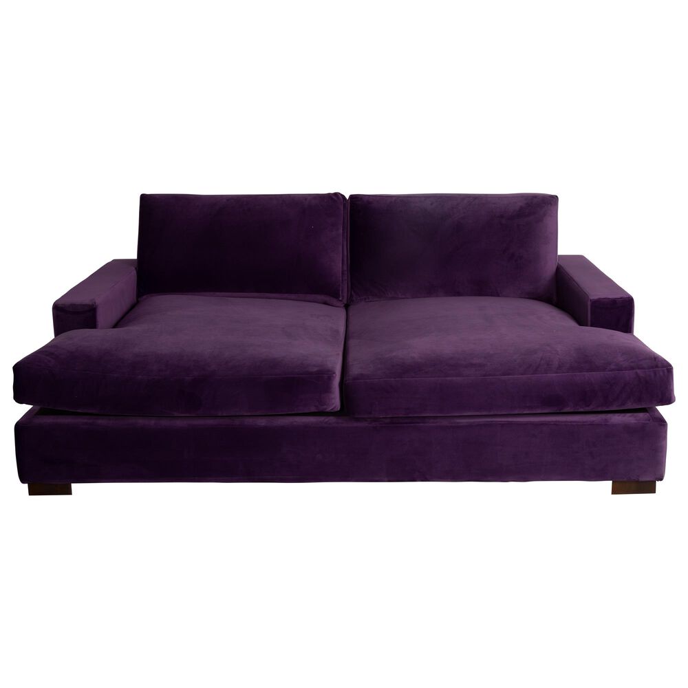 Joybird Anton 2Piece Lounge Sofa in Royale Amethyst