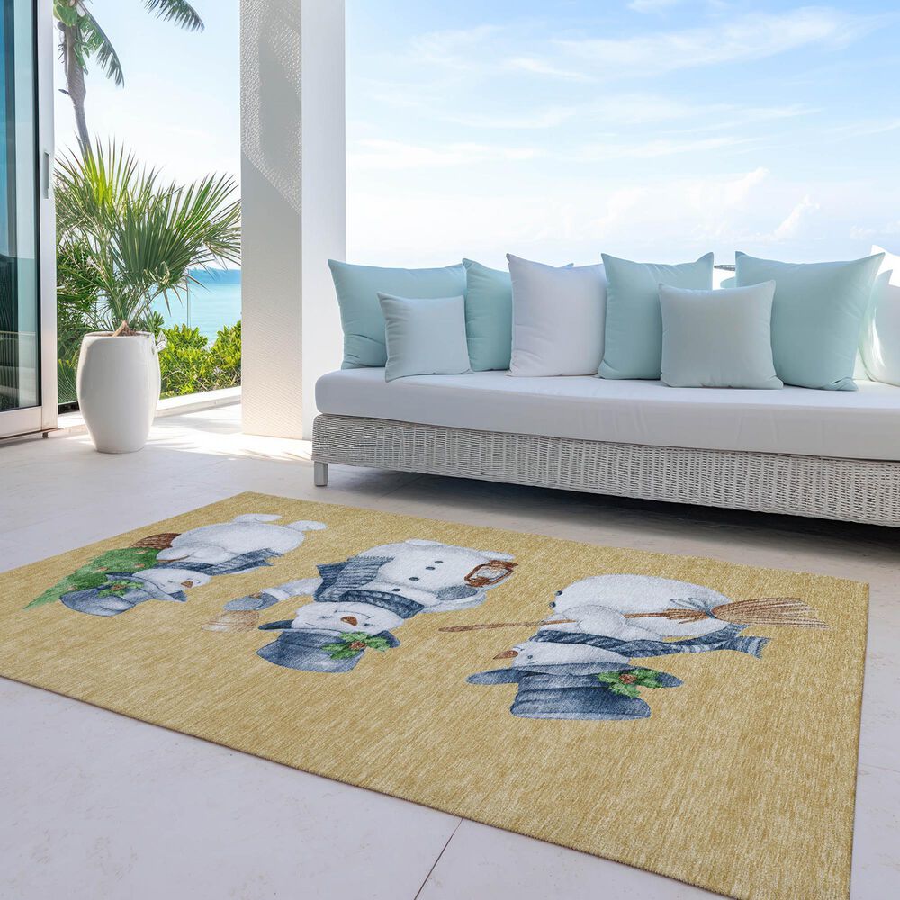 Dalyn Rug Company Wonderland WN34 Gold 3&#39; x 5&#39; Area Rug, , large