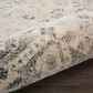 Nourison Fusion FSS11 4" x 6" Cream and Gray Area Rug, , large