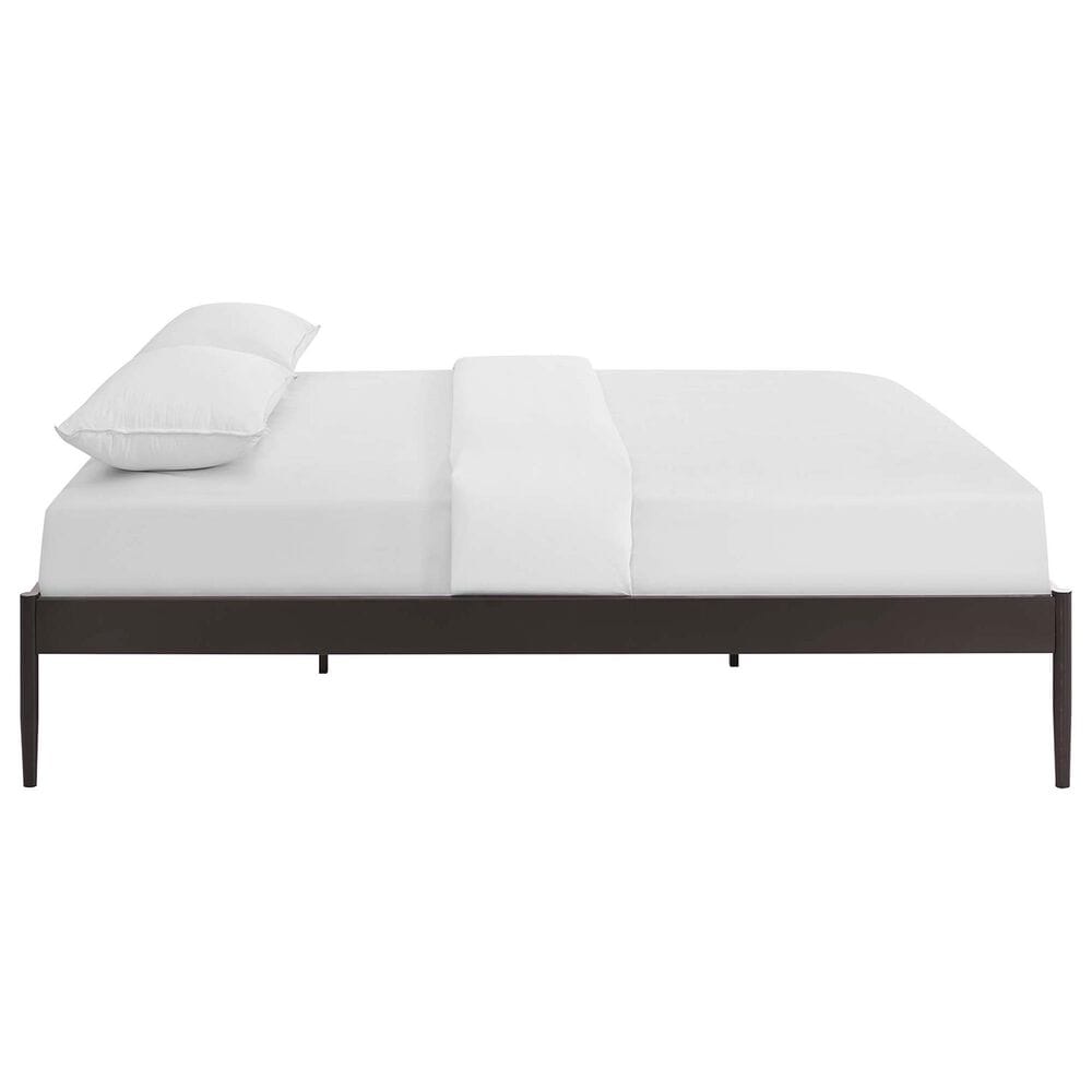 Modway Elsie King Platform Bed Frame in Brown, , large