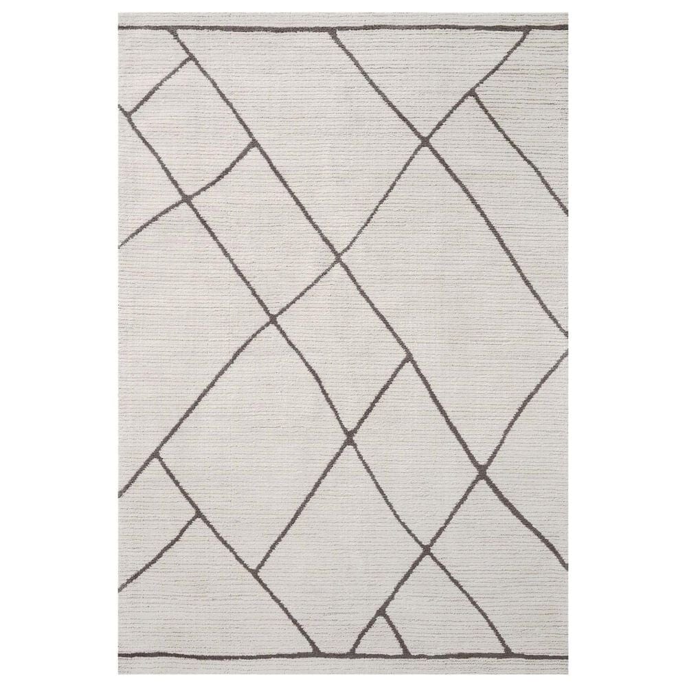 Magnolia Home Logan 5" x 7"6" Ivory and Charcoal Area Rug, , large