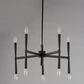Maxim Lighting Rome 10-Light Chandelier in Matte Black, , large