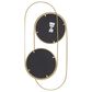 Maple and Jade 20" x 43" Wall Mirror in Matte Gold, , large