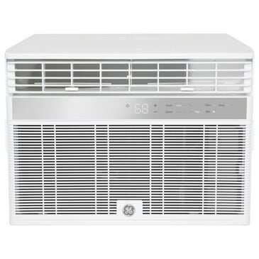 GE Appliances 12000 BTU Smart Electronic Window Air Conditioner with Eco Mode in White, , large