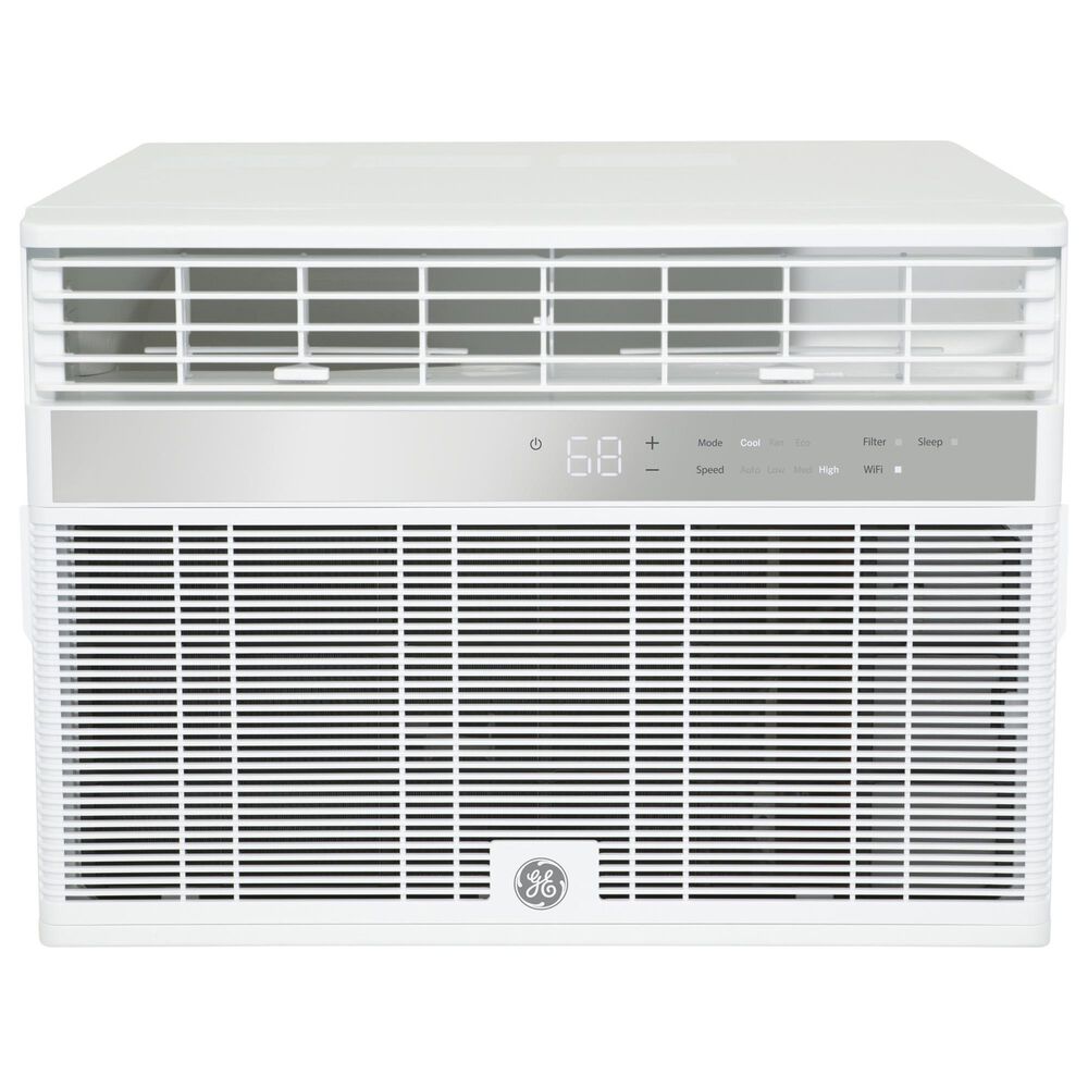 GE Appliances 12000 BTU Smart Electronic Window Air Conditioner with Eco Mode in White, , large
