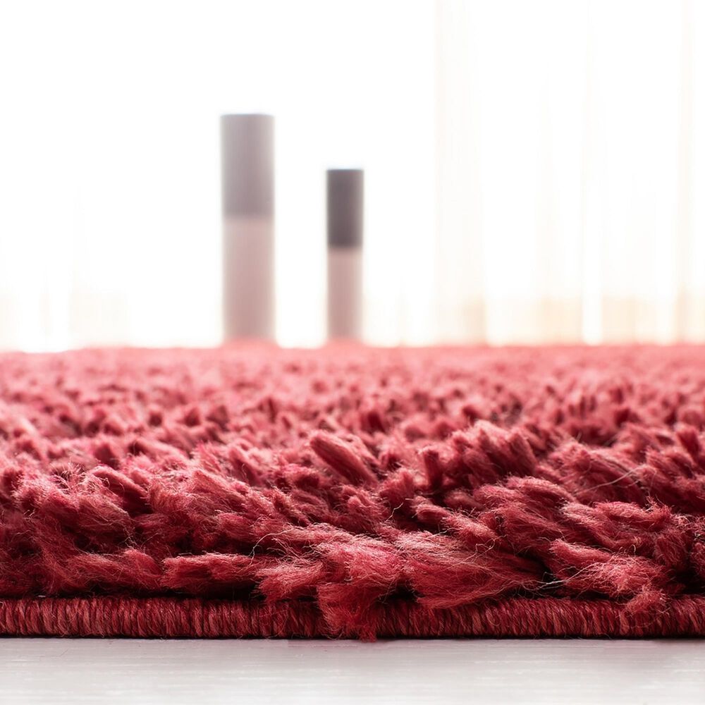 Safavieh August Shag  3&#39; x 5&#39; Red Area Rug, , large