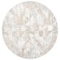 Surya Brunswick 5"3" Round Cream, Light Slate, Blue, Olive, Seafoam and Taupe Area Rug, , large