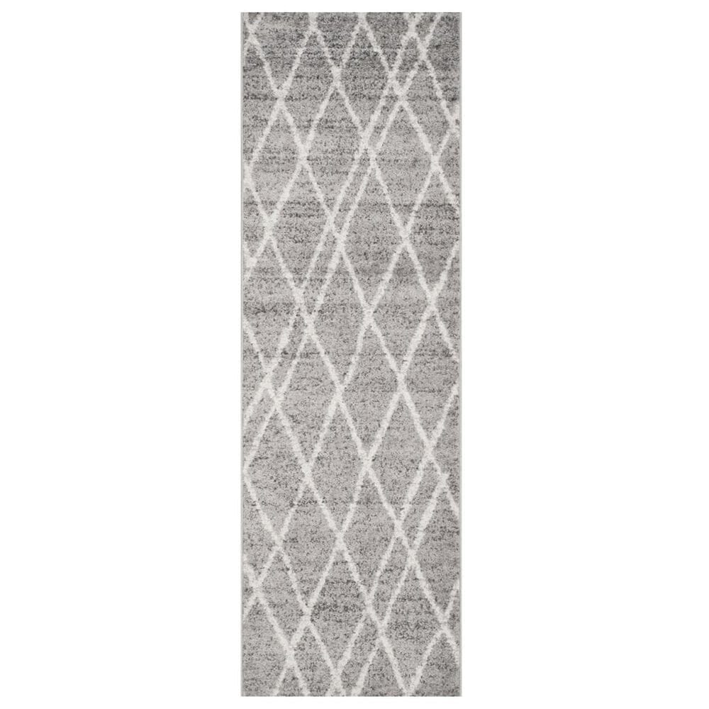 Safavieh Adirondack ADR128B 2&#39;6&quot; x 12&#39; Ivory and Silver Runner, , large
