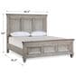New Heritage Mariana Queen Panel Bed in Vintage Creme, , large