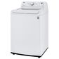 LG 4.3 Cu. Ft. Top Load Washer with 4-Way Agitator and TurboDrum Technology in White, , large