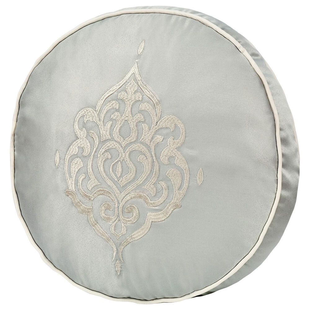 Royal Court Calmfield 15" Round Throw Pillow in Aqua, , large