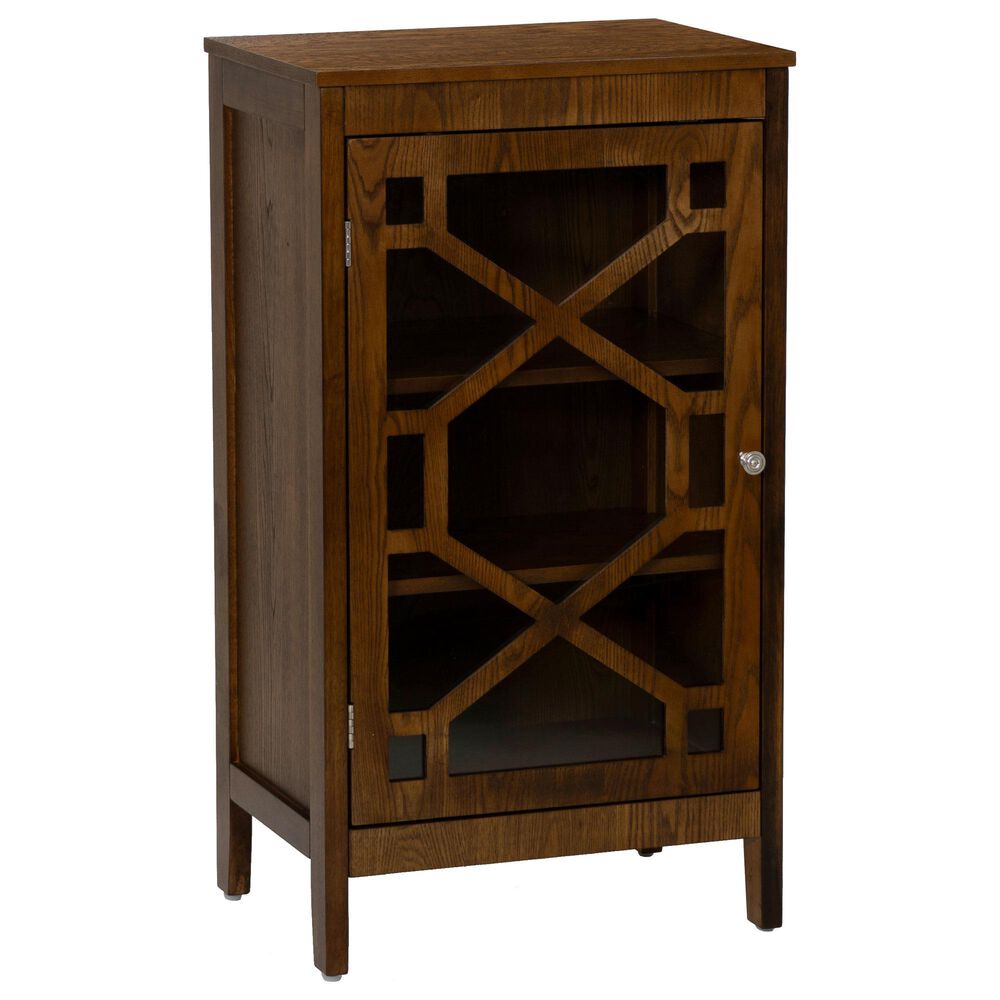 Linon Home Decor Fetti Small Cabinet in Brown, , large