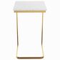 Timberlake C-Table in Gold and White, , large