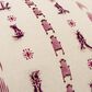 Rizzy Home Geometric 14" x 26" Down Filled Pillow in Natural and Red, , large
