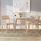 Linon Home Decor Cadence Side Chair with Woven Rope Seat in Natural (Set of 2), , large