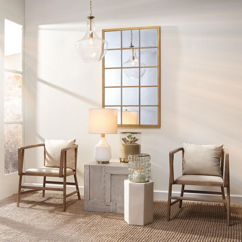 Splendor Living Kingsley Small Side Table in White, , large