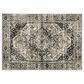 Oriental Weavers Georgia Medallion 429G0 6"7" x 9"2" Gray and Black Area Rug, , large