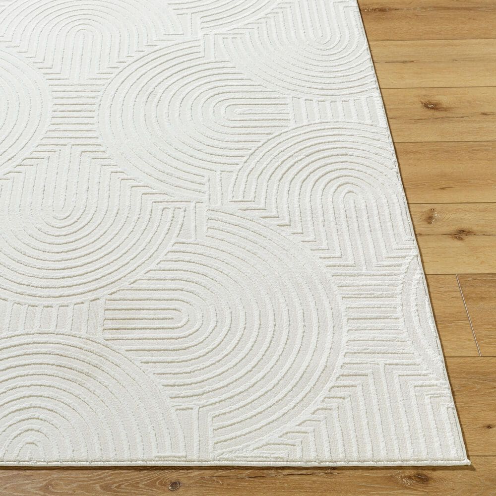 Surya Alder ALD-2323 5&#39; x 7&#39; Cream and Ivory Area Rug, , large
