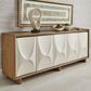 Uttermost Swoosh 5-Door Cabinet in Natural and Cream, , large
