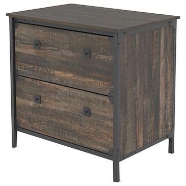 Sauder Steel River Lateral File Cabinet in Carbon Oak, , large