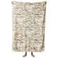 Duke Imports Root Beer Float Plush Throw in Brown, Beige and White, , large