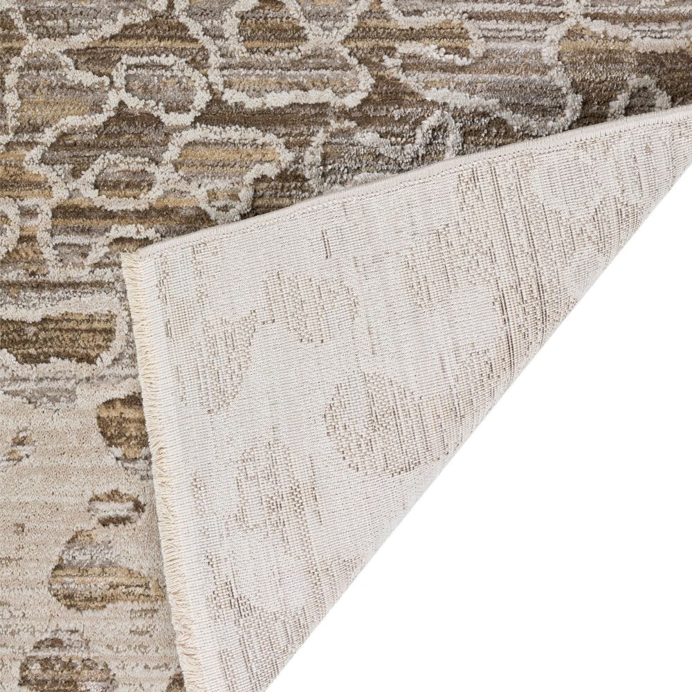 Dalyn Rug Company Denizi Abstract 7&#39;10&quot; x 10&#39; Mocha Area Rug, , large