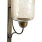 Maple and Jade Handmade Pillar Indoor/Outdoor Wall Sconce in Matte Bronze, , large