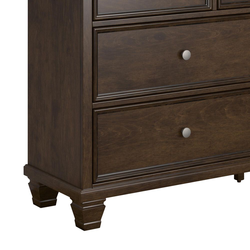 Ashley Danabrin 3-Piece Queen Panel Bed Set in Brownish Cherry, , large