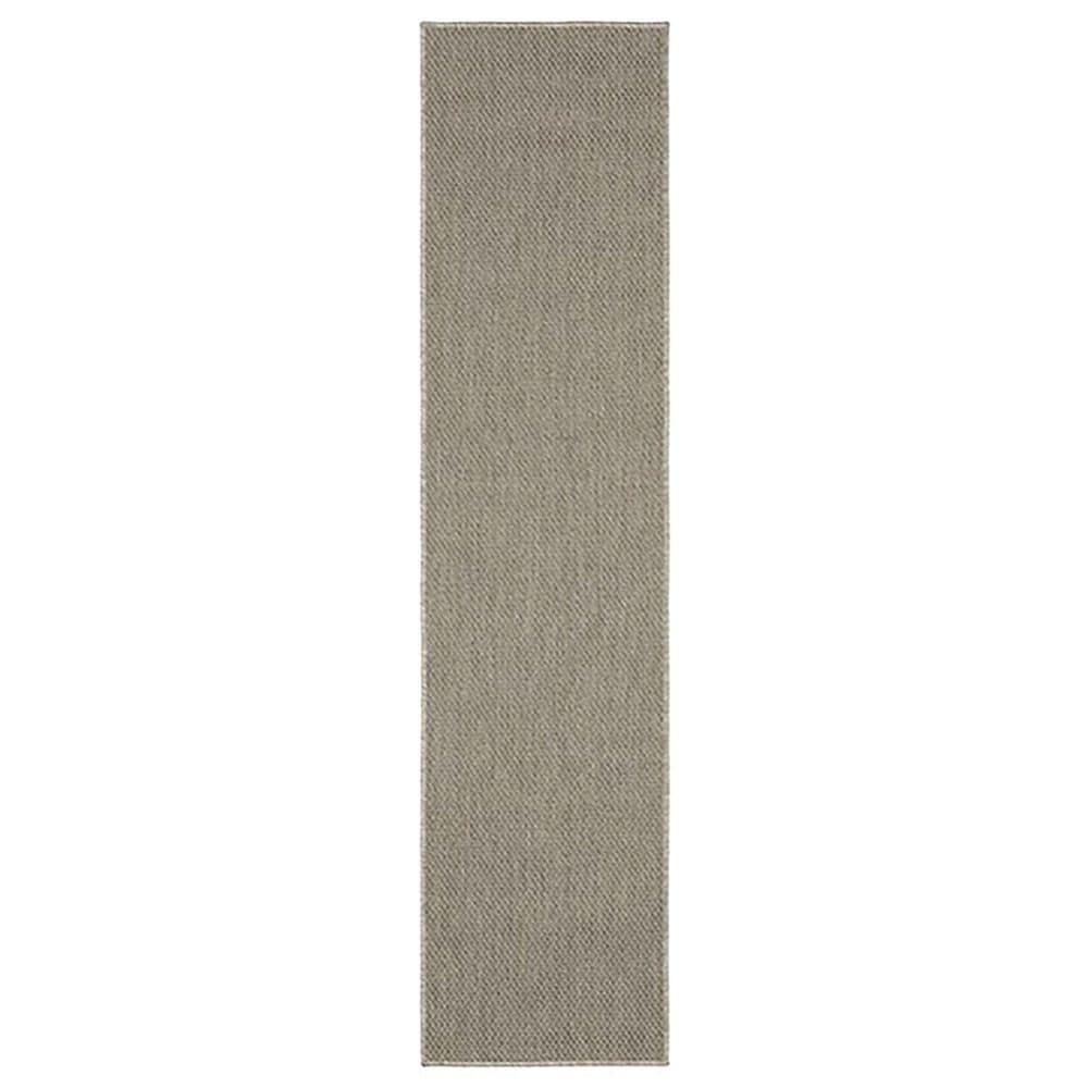 Oriental Weavers Caicos CA07A 1"10" x 7"6" Grey Runner, , large