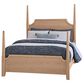 Viceray Collections Tide and Timber 4 Piece Twin Poster Bedroom Set in Clear Oak, , large