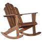 Linon Home Decor Adirondack Patio Rocking Chair in Acorn, , large