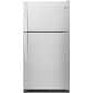 Whirlpool 20.5 Cu. Ft. Top-Freezer Refrigerator in Monochromatic Stainless Steel, , large