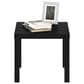HOMLUX 20" Square Parsons Side Table in Black, , large