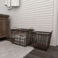 Maple and Jade Storage Basket with Handles in Matte Black and Brown (Set of 2), , large