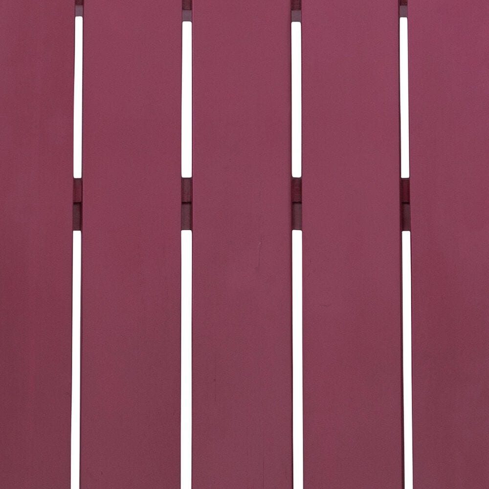 Linon Home Decor Adirondack Patio Chair in Red, , large