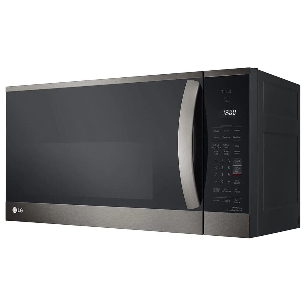 LG 1.8 Cu. Ft. Over-the-Range Microwave Oven with EasyClean in Black Stainless Steel, , large