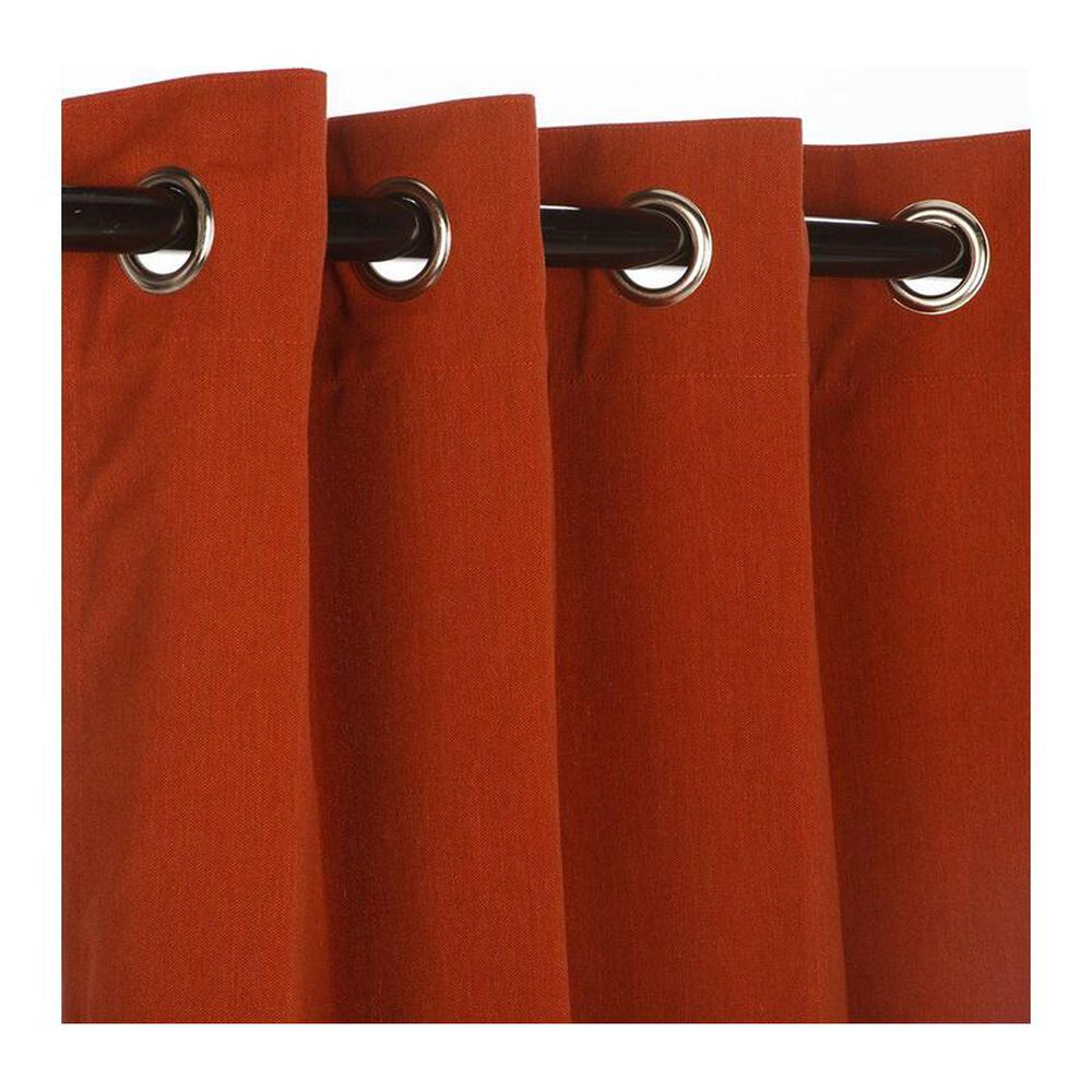 The Hammock Source Sunbrella 50" x 84" Outdoor Curtain Grommet Panel in Canvas Brick, , large