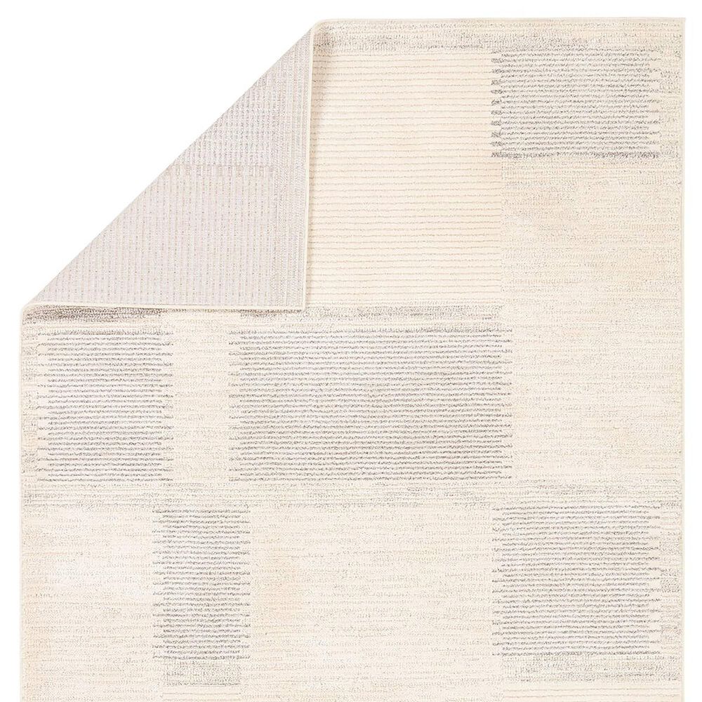 Jaipur Ziyad Ares 5&#39; x 8&#39; Whitecap Gray, Rainy Day, White Swan and Fallen Rock Area Rug, , large