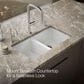 Kohler Deerfield 33" Undermount Double-Bowl Kitchen Sink in White, , large