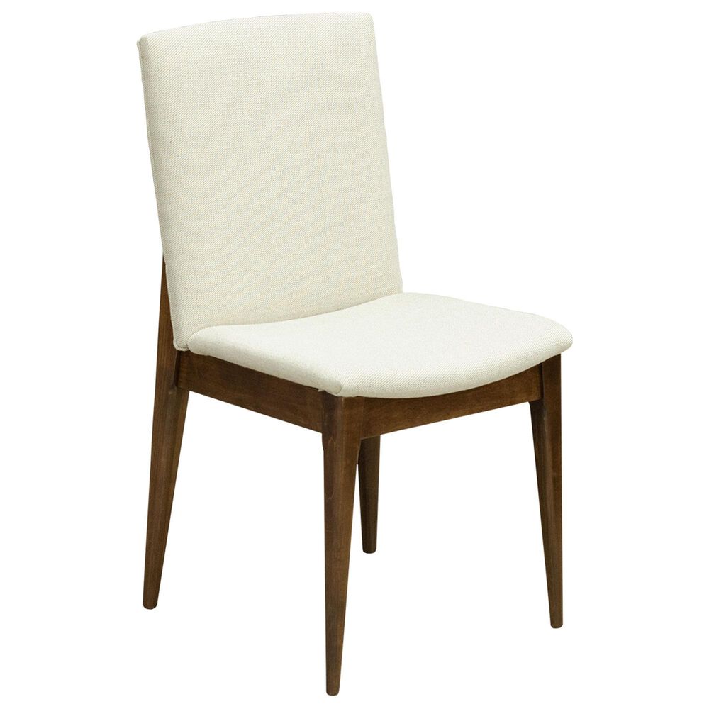 Fleming Furniture Co. Paramour Dining Side Chair in Avery Fabric and Walnut Finish, , large