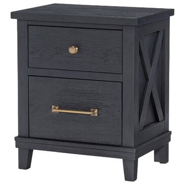 Legacy Classic Flatiron 2-Drawer Night Stand in Black, , large