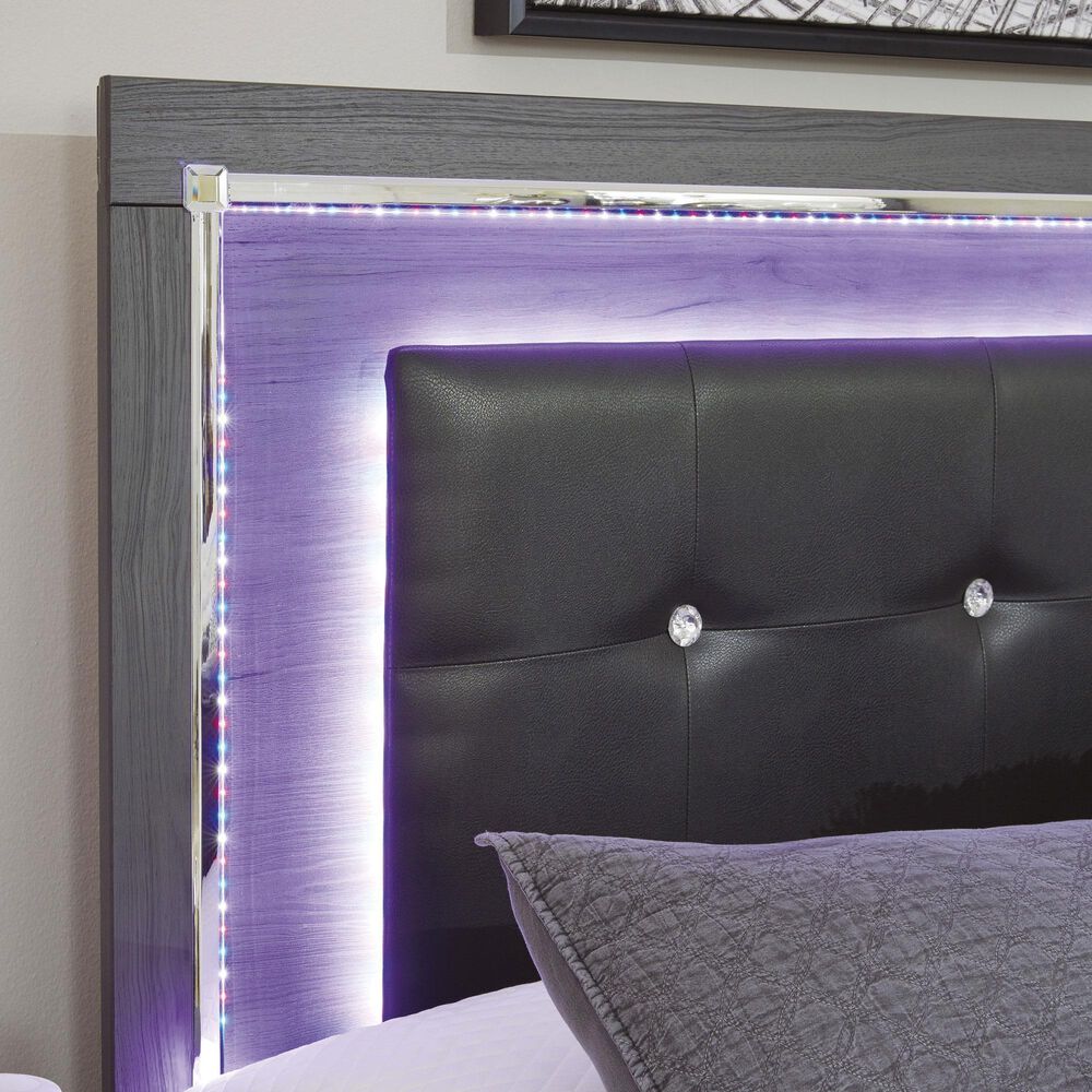 Ashley Lodanna Full Panel Bed in Gray, , large